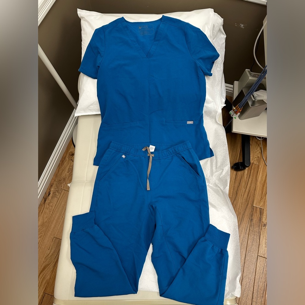 Figs Alps Blue Scrubs